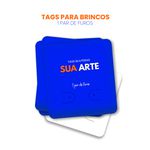 TAG PARA BIJUTERIAS BRINCOS 1 PAR DE FUROS PERSONALIZADOS 