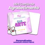 Mini Cartão de Agradecimento - Frente