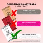 TAGS PARA ROUPAS 4 CANTOS PERSONALIZADAS PAPEL KRAFT 