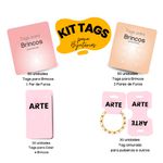 KIT TAGS PARA BIJUTERIAS PERSONALIZADAS - 4 MODELOS