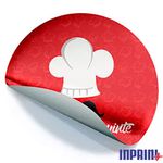 60 Un | ETIQUETAS ADESIVAS l ADESIVOS PERSONALIZADOS 5x5cm I CORTE REDONDO