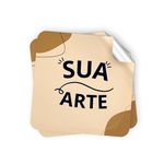 160 un | ETIQUETAS ADESIVAS l ADESIVOS PERSONALIZADOS I 3x3 cm CORTE QUADRADO