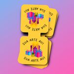 96 Un | ADESIVO LACRE FECHA SACOLA PERSONALIZADO