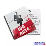 TAG ROUPA PERSONALIZADO - couche 300gr - Impressão Frente e Verso