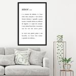 Plaquinha decorativa ressignifcado amor