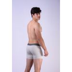 CUECA BOX DE ALGODÃO CINZA MÉDIO