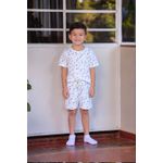 PIJAMA INFANTIL MASCULINO BERMUDA BRILHA ESCURO
