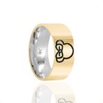 Par de Alianças de Moeda Personalizadas - M24K28