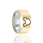 Par de Alianças de Moeda Personalizadas - M24K28