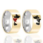 Par de Alianças de Moeda Personalizadas - M24K29