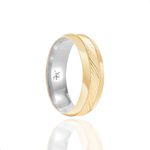 Par de Alianças de Moeda 6mm - MA1227