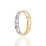 Par de Alianças de Moeda 4,3mm - MA1237