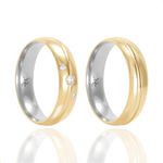 Par de Alianças de Moeda 5mm - MA1251