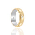 Par de Alianças de Moeda 5,7mm - MA1252