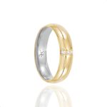 Par de Alianças de Moeda 5mm - MA1269