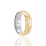 Par de Alianças de Moeda 6mm - MA1513