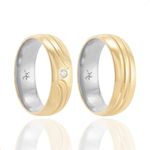 Par de Alianças de Moeda 6mm - MA1513