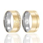 Par de Alianças de Moeda 5mm - MJA01