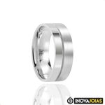 Par de Alianças de Namoro em Prata 950 - 24K109
