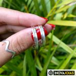 Par de Alianças Finas de Namoro em Prata 950 - IM04 - Coleção Zonaro