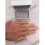 Par de Alianças Casamento Modelo Tradicional Ouro 18k/750 3.00mm Abaulada Polida Anatômica/Confort - 10023