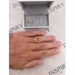 Par de Alianças Casamento Modelo Tradicional Ouro 18k/750 3.30mm Abaulada Polida Anatômica/Confort - 10024