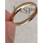 Par de Alianças Casamento Modelo Tradicional Ouro 18k/750 3.30mm Abaulada Polida Anatômica/Confort - 10024