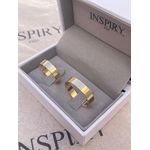 Par de Alianças Casamento Modelo Tradicional Ouro 18k/750 5.00mm Reta Polida/Fosca - 10067