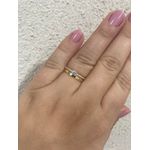 Par de Alianças Casamento Modelo Tradicional Ouro 18k/750 2,70mm Reta Canto Chanfrado Polida e Anel de Noivado 10201