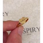 ANEL FEMININO PERSONALIZADO CORAÇAO NOME 
