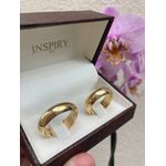 Par de Alianças Casamento Modelo Tradicional Ouro 18k/750 7.00mm Abaulada Polida - 10022