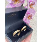 Par de Alianças Casamento Modelo Trabalhado Ouro 18k/750 5.00mm Reta Polida/Fosca - 10055