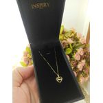 Colar Com Pingente Coração Amor Pequeno Ouro 18k/750