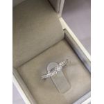 Anel de Noivado Corda Torçido Em Ouro 18k/750 Branco ou Amarelo 