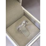 Anel de Noivado Corda Torçido Em Ouro 18k/750 Branco ou Amarelo 