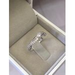 Anel de Noivado Corda Torçido Em Ouro 18k/750 Branco ou Amarelo 