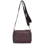 Bolsa Feminina Alça Transversal em Couro legitimo cor Café - 8608M