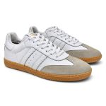 Tenis Casual Feminino Couro Confort Elegante cor Branco - 34 ao 39
