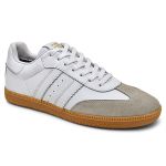 Tenis Casual Feminino Couro Confort Elegante cor Branco - 34 ao 39