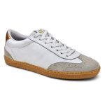 Tenis Casual Feminino Couro Confort Elegante cor Branco - 34 ao 39