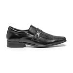 Sapato Casual Masculino Social Elástico Conforto 70092 cor Café