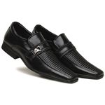Sapato Casual Masculino Social Elástico Conforto 70092 cor Café