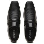 Sapato Masculino Social Casual Elástico Conforto Cor Preto