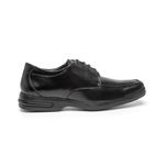 Sapato Masculino Social Clássico Cadarço Linha Conforto Cor Preto 