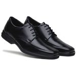 Sapato Masculino Social Clássico Cadarço Linha Conforto Cor Preto 