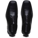 Sapato Masculino Social Clássico Cadarço Linha Conforto Cor Preto 