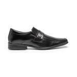 Sapato Masculino Social Elegante Elástico Conforto Estilo Cor Preto