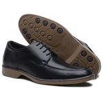 Sapato Social Masculino Linha Premium Confortável e Leve Cor Preto