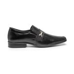 Sapato Social Masculino Linha Premium Elástico Confortável Cor Preto