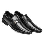 Sapato Social Masculino Linha Premium Elástico Confortável Cor Preto